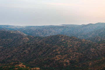 Fototapeta premium View of the Black Hills at Kutch, Gujarat, India