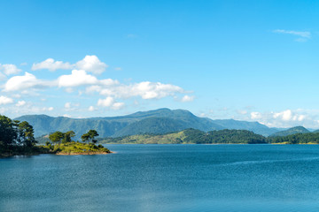 Umiam lake is a reservoir in the hills 15 km north of Shillong, Meghalaya, India