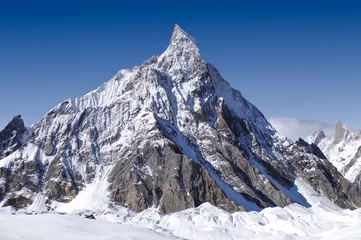 Crédence de cuisine en verre imprimé Gasherbrum K2 culmine la 2e plus haute montagne de la terre
