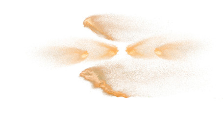 Dust Powder Explosion with white background 