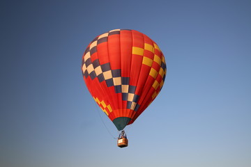 hot air balloon in the sky