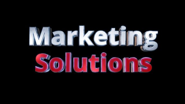 marketing solutions concept internet technology