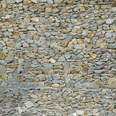 Stone background, texture of stone grey brick wall