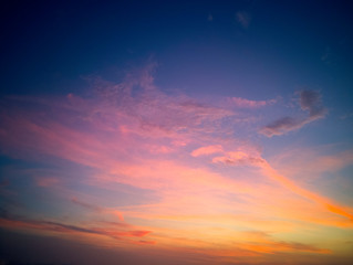 sky at sunset
