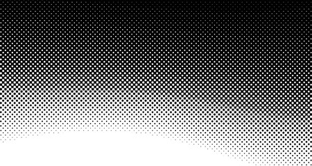 Wave halftone pop art background abstract vector comics style blank layout template with clouds beams and isolated dots pattern. For sale banner for your designe 1960s. with copy space eps10