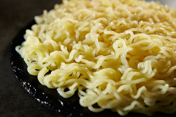 Boiled instant noodle, cold noodle 
