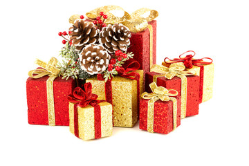 Christmas gifts and cones