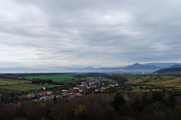 Fototapeta na wymiar panorama Słowacja dolinę Preszowa