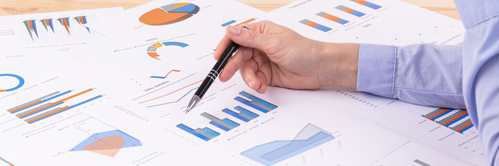documents on the table, office workplace