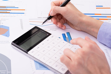 documents on the table, office workplace