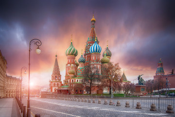The Cathedral of Vasily the Blessed known as Saint Basil's Cathedral, is a Russian Orthodox church...