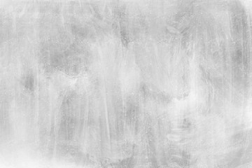 Naklejka premium Concrete wall white grey color for background. Old grunge textures with scratches and cracks. White painted cement wall texture.