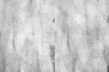 Naklejka premium Concrete wall white grey color for background. Old grunge textures with scratches and cracks. White painted cement wall texture.