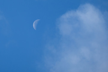 moon and clouds