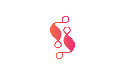 logo letter s abstract colorful