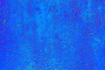 Blue dark vintage cracked damage texture