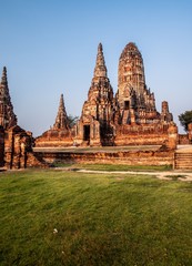 Wat Chaiwatthanaram temple in Ayutthaya Historical Park, Thailand