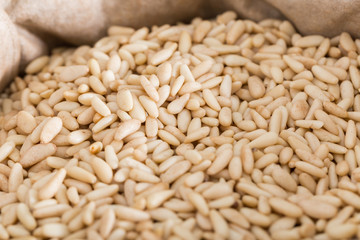 Fototapeta premium Photo of mix pine nut