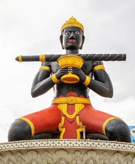 Ta Dumbong Statue (Lok Ta Dombong Khieu Nhung) in the city center of Battambang, Cambodia