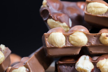 hazelnuts in chocolate
