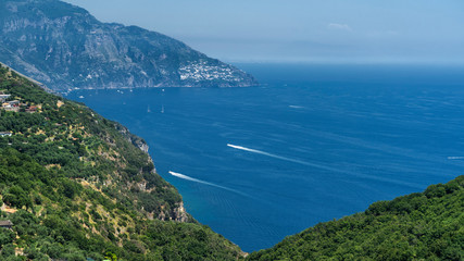 Obraz premium Costiera Amalfitana, Italy, the coast at summer