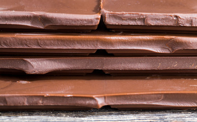 large pieces of chocolate