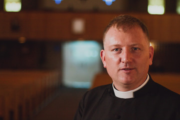 Catholic Priest In Church - Instituted Acolyte