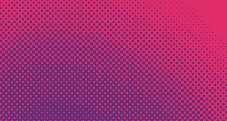 Red halftone pop art background abstract vector comics style blank layout template with clouds beams and isolated dots pattern. For sale banner for your designe 1960s. with copy space eps10