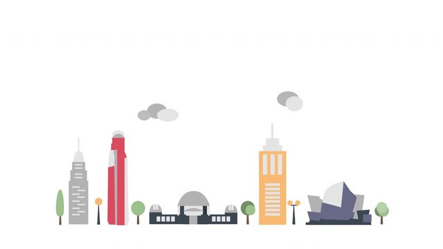 Iconic Los Angeles Landmarks Motion Graphic
