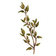 Bright floral raster illustration. Raster leaf can be used for card designs, wedding invitation, web page, surface textures. 