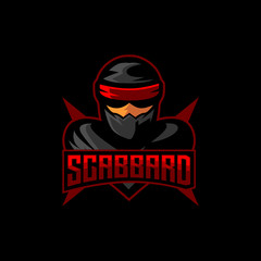 ninja e sports logo gaming mascot