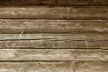 Old grungy wooden planks background in brown color.