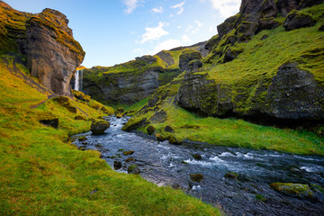 Fototapeta na wymiar Islandia wodospad