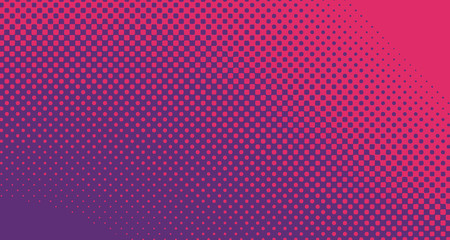 Red halftone pop art background abstract vector comics style blank layout template with clouds beams and isolated dots pattern. For sale banner for your designe 1960s. with copy space eps10