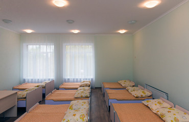 bedroom in the kindergarten