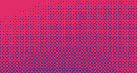 Red halftone pop art background abstract vector comics style blank layout template with clouds beams and isolated dots pattern. For sale banner for your designe 1960s. with copy space eps10