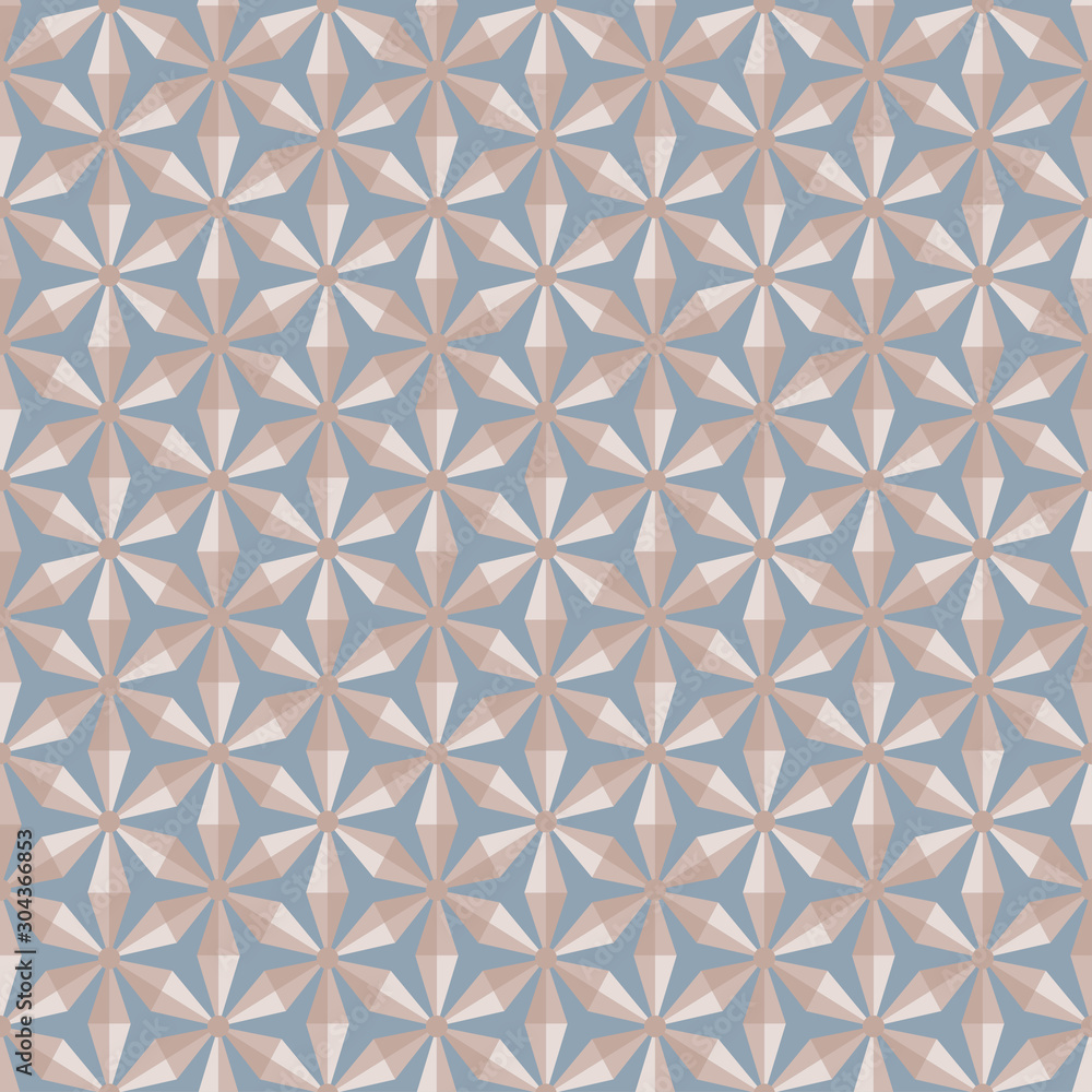 Poster abstract geometric hexagon diamond shape seamleass pattern vector texture background