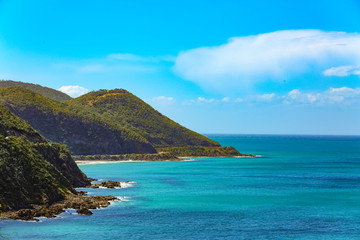 Beautiful scenery on the Great Ocean Road, Victoria, Australia