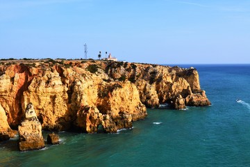rocky beach in Algavre Portugal