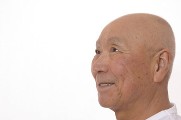 笑顔の日本人シニア