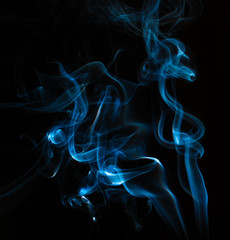 Close up of smoke on black background. Smoke stock image. Smoke cloud. Fog clouds, smoky mist and realistic cloudy effect. Condensation smoke effects, ashes mist texture or toxic gas.
