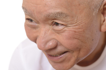 笑顔の日本人シニア