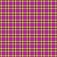 Purple yellow abstract seamless tartan checked pattern background