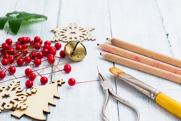 Christmas ornaments home made project