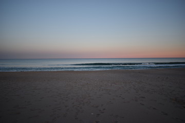 sunset on the beach