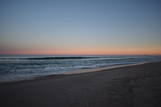 sunset on the beach © LuisEnrique
