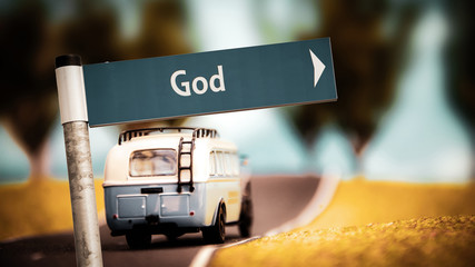 Street Sign to God