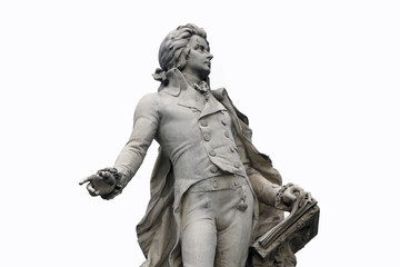Statue of Mozart in Vienna, Austria - obrazy, fototapety, plakaty