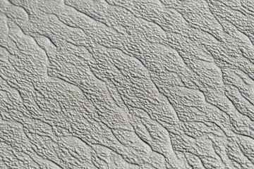 Sand structures in the beach of Terschelling .