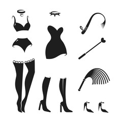 BDSM things set